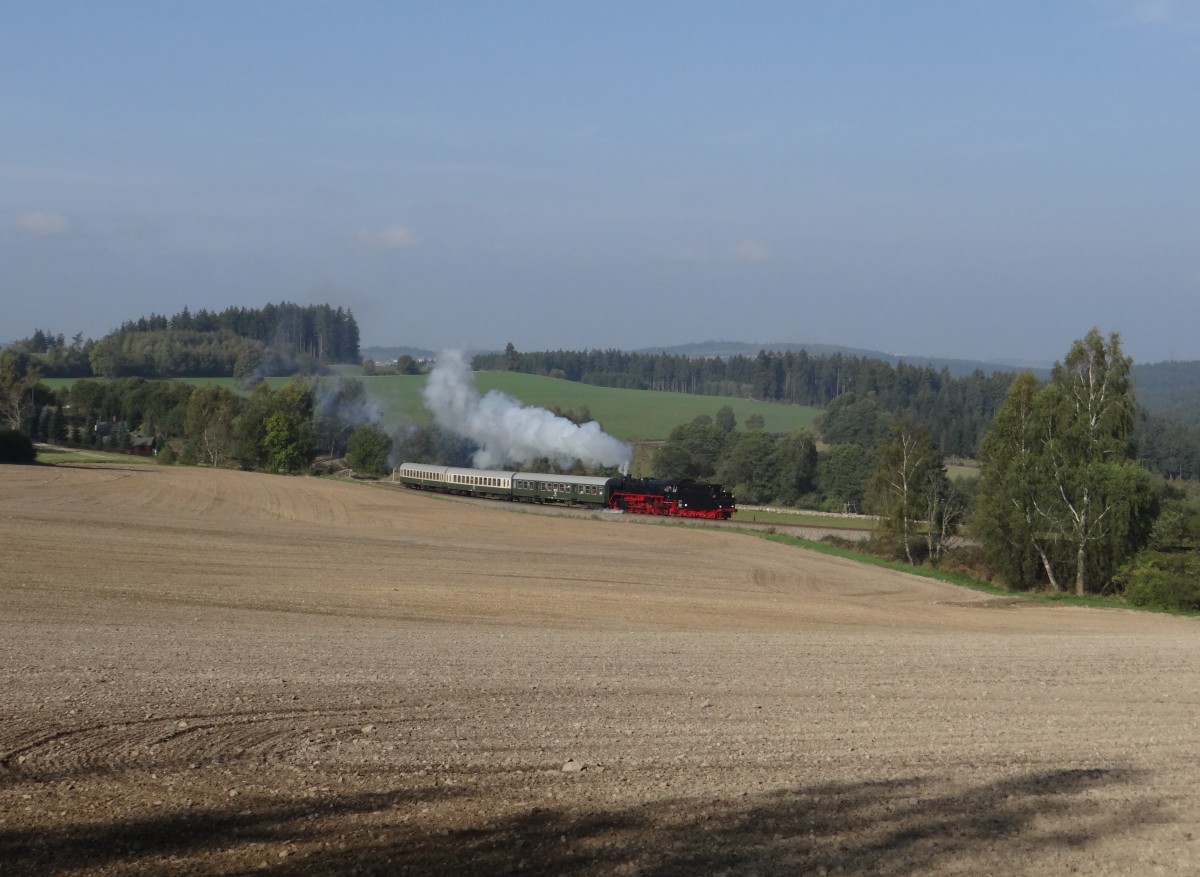 41 1144-9 mit dem Sormitztal-Express zu sehen am 05.10.14 in Heinersdorf.