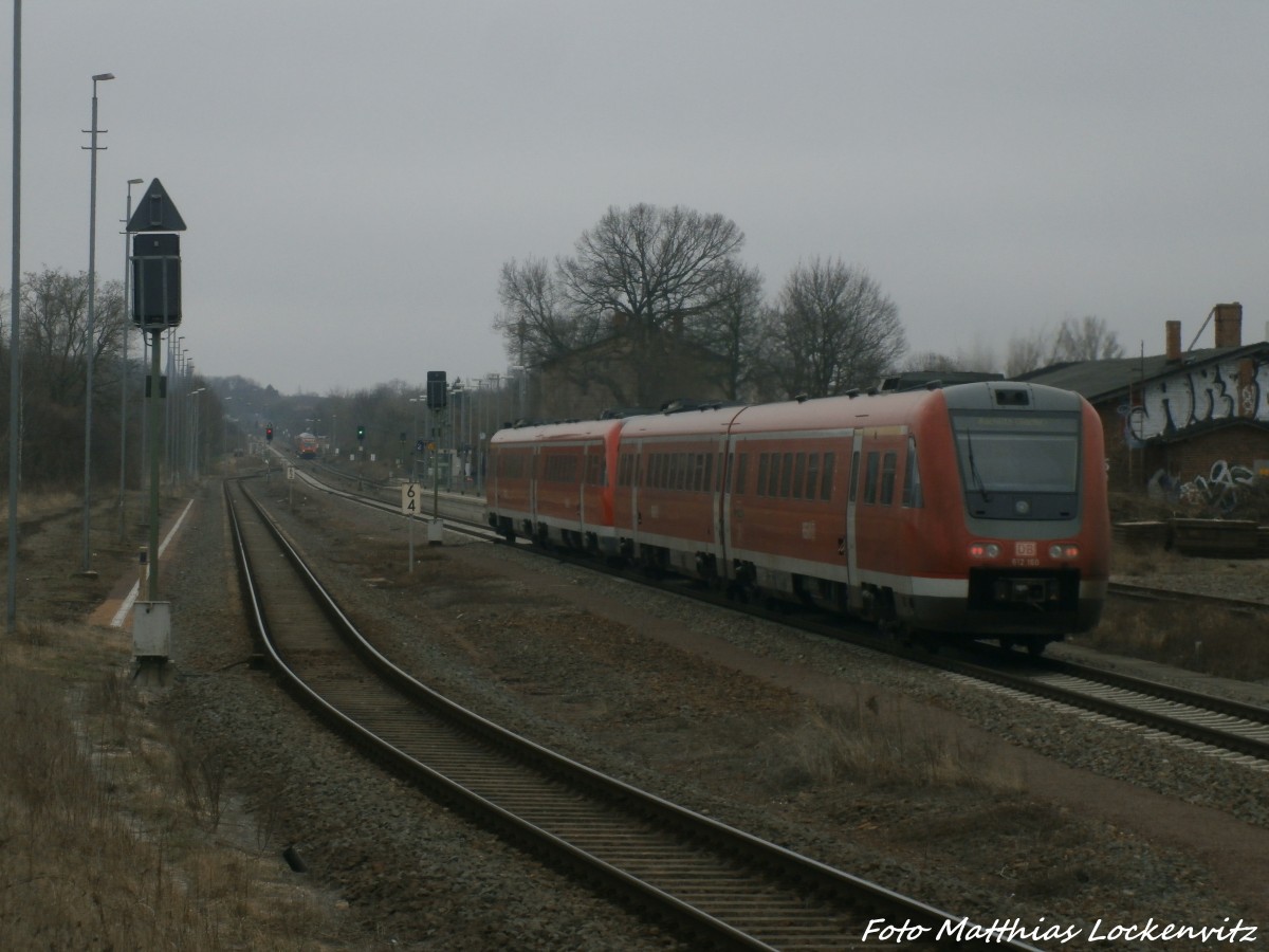 612 160 / 560 und 612 012 / 512 unterwegs nach Halle (Saale) Hbf am 12.3.15