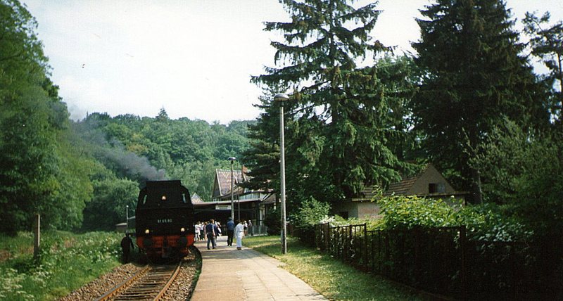 91 6580 im Bahnhof Reinhardsbrunn