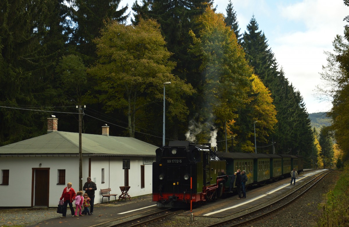 99 1772-5 mit P 1006 in Niederschlag am 23.10.2015