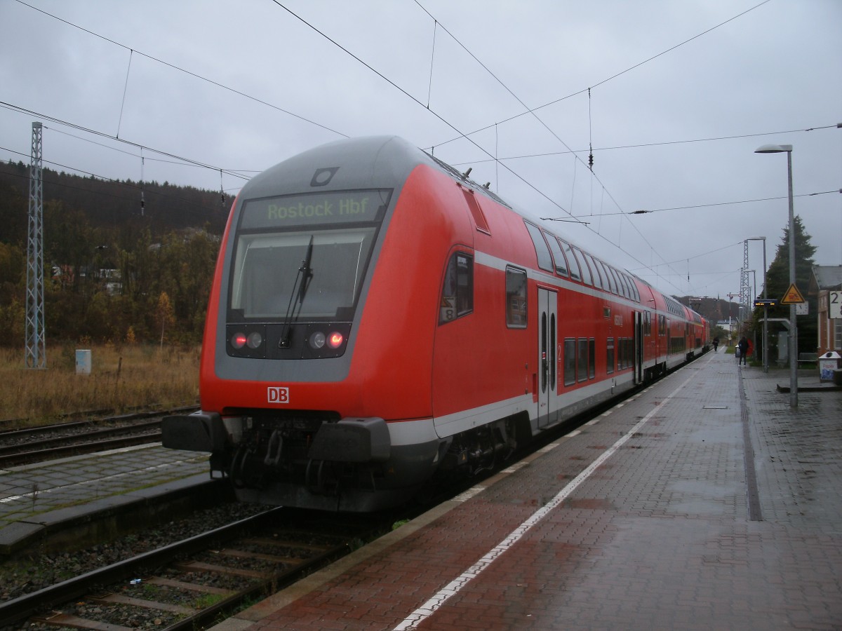 Am 20.November 2013 konnte man,wie in alten Zeiten,wieder mit einem Dostos von Sassnitz nach Rostock fahren.