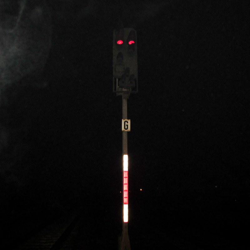 Das Signal G im Bahnhof Weiterstadt am 1.Jan.2014