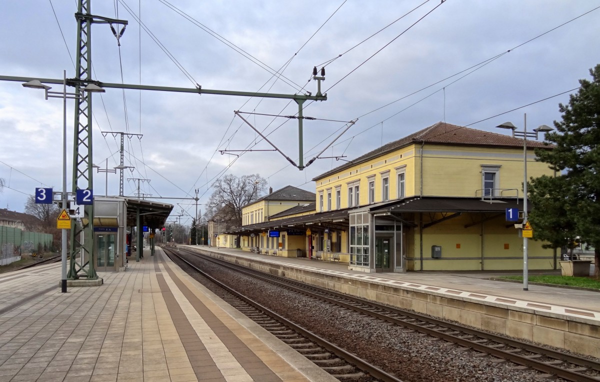 Der Bahnhof Lehrte im März 2014.