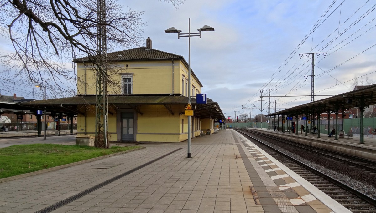 Der Bahnhof Lehrte im März 2014.
