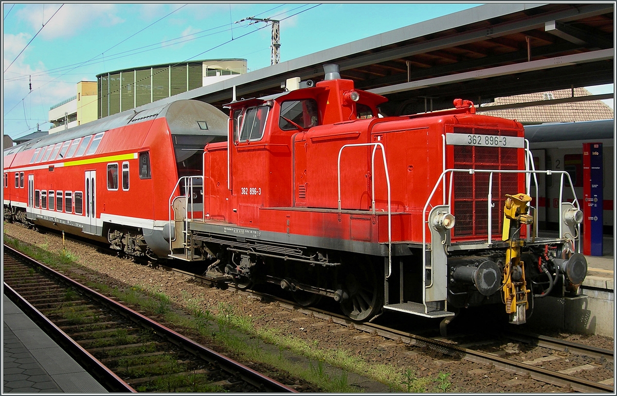 Die DB 362 896-3 in Stralsund.
19. Mai 2006