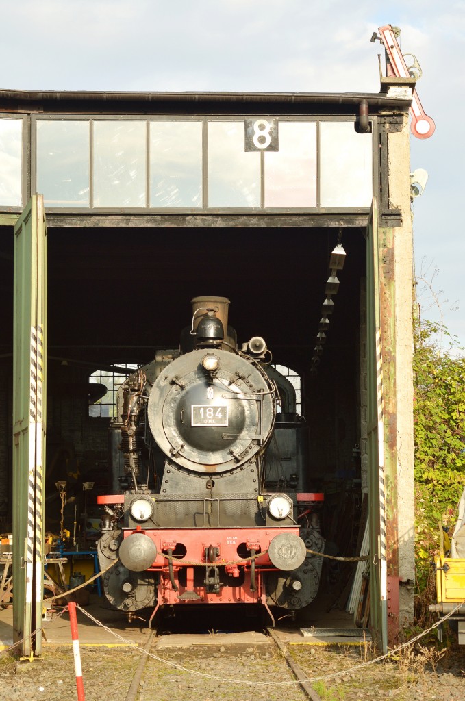 Die ELNA 184 DME war am 20.09.2015 auf Stand 8 im Eisenbahnmuseum Darmstadt-Kranichstein abgestellt.