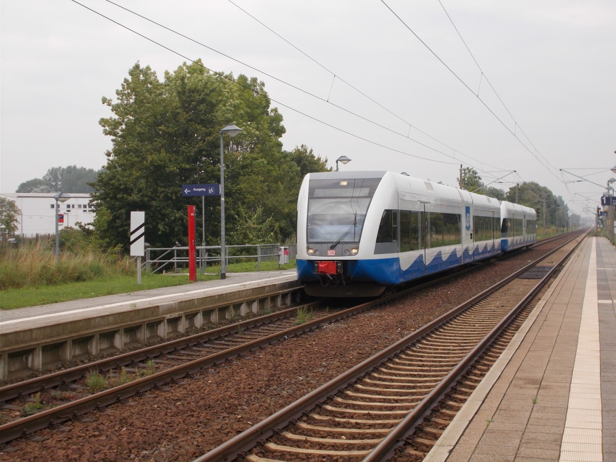 Die UBB fuhr,am 12.September 2015,in Greifswald Süd ein.