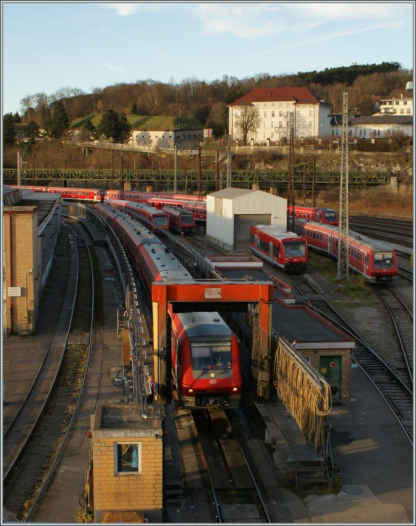 VT 611 in Ulm.
14. Nov. 2010