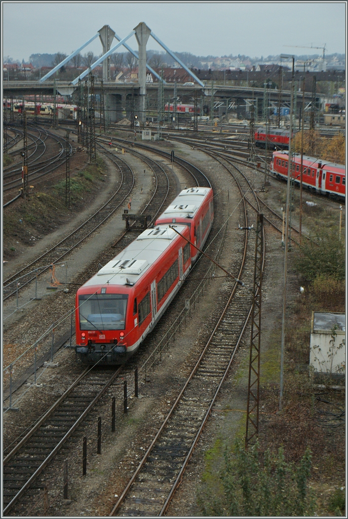 Zwei VT 605 erreichen Ulm.
29. Nov. 2013