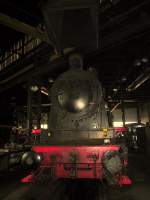 92 994-7 (ELNA 6) der Dampfbahn Frnkische Schweiz stand am 26.April.2014 im Anheizschuppen des DLW Meiningen
