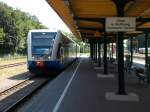 UBB 646 104 erreichte,am 13.Juli 2014,den Bahnhof Heringsdorf.
