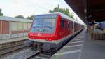 Eine RB nach Pinneberg steht im Bahnhof von Elmshorn bereit.
Aufgenommen im Mai 2014.
