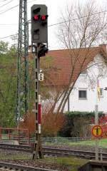 Das Signal G wie  Gustav  in Weiterstadt am 14.Nov.2013