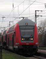 RB 75 nach Aschaffenburg in Bahnhof Weiterstadt am 01.Mrz.2014