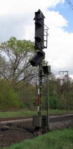 Das Signal BK541 zwischen Weiterstadt und Darmstadt am 14.Apr.2014