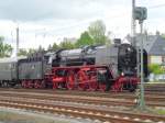 01 118(Historische Eisenbahn Frankfurt) stand auf dem Bahnhof Darmstadt Kranichstein bei den Bahnwelttagen 2013