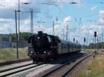 Einen Tag nachdem die PRESS 01 0509 aus Leipzig eingetroffen war,traff am 15.Juni 2014 der nächste Dampfsonderzug auf Rügen ein der diesmal von der Hallenser 03 1010 mit einem Sonderzug aus