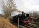 41 1144-9 im Bahnhof Steinbach Hallenberg am 08.Feb.2014