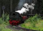 99 5902 und 99 5906-5 rollten am 13.08.2014 am Einfahrsignal von Drei-Annen-Hohne vorbei Richtung Bahnhof