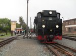 Lok 12 (99 787 der SOEG) am 30.09.2016 nach Ankunft in Hettstedt Kupferkammerhtte.