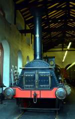 sonstige-normalspurdampfloks/388142/die-pfalz-im-eisenbahnmuseum-neustadt-am 'Die Pfalz' im Eisenbahnmuseum Neustadt am 30.11.2014