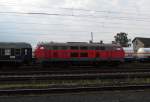 217 012-4 war Schlulok am Pendelzug aus Dieburg.Hier bei der Einfahrt in Darmstadt Kranichstein am 01.Juni.2014
