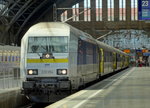 223-054 steht mit ihrem RE6 nach Chemnitz in Leipzig Hbf bereit.
Aufgenommen im Juli 2016.