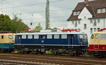E10 228 von IG Einheitslok wurde von Stuttgart am 14.06.2016 nach Koblenz berfhrt.