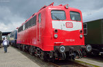 110 152 (Baureihe E10 e.V) im neuen Orientrot beim Sommerfest in Koblenz am 18.06.2016