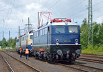 E10 228 (IG Einheitslok) rückte in die Lokaufstellung zur Lokparade am 18.06.2016 vor.