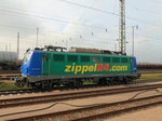 140 838-4 der Eisenbahngesellschaft Potsdam mbh steht am 22. Oktober 2016 im Bereich des Hafen Hamburg.