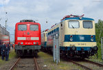 151 001 und 141 248 (Sdwestflisches Eisenbahnmuseum) beim Sommerfest in Koblenz am 18.06.2016