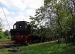 ELNA 184 DME (Eisenbahnmuseum Darmstadt) stand am 04.Mai.2014 fr Fhrerstandsmitfahrten zur verfgung.
Hier beim Lokschuppen-Fest
