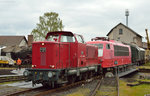 eisenbahnmuseum-darmstadt-kranichstein/492272/am-23042016-wurde-103-101-2-auf Am 23.04.2016 wurde 103 101-2 auf die Drehscheibe in Darmstadt-Kranichstein von V122 (265 602) geschoben