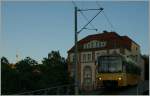 baden-wuertemberg/291666/die-zacke-erreicht-in-krze-ihr Die 'Zacke' erreicht in Krze ihr Talbahnhof Stuttgart Marienplatz. 
In der Ferne leuchtet noch der Fernsehtrum im letzten Sonnenlicht.
22. Juni 2012