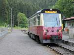 harzer-schmalspurbahnen/344740/187-018-7-steht-im-bahnhof-eisfelder 187 018-7 steht im Bahnhof Eisfelder Talmühle am 24. Mai 2014 in Richtung Nordhausen zur Abfahrt bereit. 