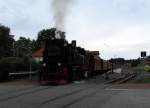 harzer-schmalspurbahnen/363017/99-7245-6-bei-der-ausfahrt-aus 99 7245-6 bei der Ausfahrt aus Benneckenstein mit P 8929 am 13.08.2014
