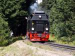 harzer-schmalspurbahnen/363185/99-7237-3-bei-der-einfahrt-mit 99 7237-3 bei der Einfahrt mit P 8932 in Schierke am 13.08.2014