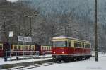 harzer-schmalspurbahnen/476624/187-013-8-als-n-8981-in 187 013-8 als N 8981 in Eisfelder Talmühle am 04.01.2016