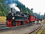 harzer-schmalspurbahnen/590162/99-5901-in-schierke-mit-einem 99 5901 in Schierke mit einem Sonderzug am 04. November 2017. 