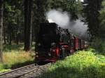 ruegensche-baederbahn/362919/99-7247-7-faehrt-mit-p-8941 99 7247-7 fährt mit P 8941 in den Bahnhof Schierke am 13.08.2014 ein