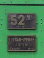 ruegensche-baederbahn/363552/von-den-vulcan-werken-in-stettin-mit Von den Vulcan-Werken in Stettin mit der Fabriknummer 2951 im Jahr 1914 fr die Rgenschen Kleinbahnen gebaut.Ja das ist die 52 Mh (99 4632)