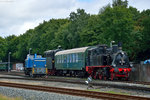 91 134 (Technikmuseum Schwerin) und 251 901-5 in Putbus am 18.07.2016