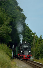 ruegensche-baederbahn/511636/99-4011-5-kurz-vor-seelvitz-am 99 4011-5 kurz vor Seelvitz am 23.07.2016 mit P 108