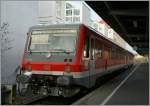 Der 628 549 in Friedrichshafen Hafenbahnhof.
30. Nov. 2013