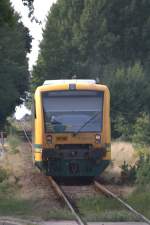 VT 650.90  der ODEG in Alt Schwerin aufgenommen 29.08.2013 16:12 Uhr