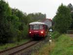 172 140-6 und 172 141-4 bei der Ausfahrt aus Friedrichroda am 21.09.2014