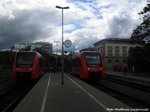 br-622-lint-54/503899/623-506--006-und-622 623 506 / 006 und 622 026 / 526 im Bahnhof Bad Drkheim am 31.5.16