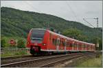 Der ET 425 637-6 bei Kobern Gondorf auf der Fahrt nach Koblenz. 
20. Juni 2014
