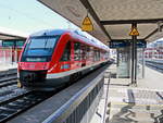 br-648-altom-lint-41/603356/648-811-als-rb-steht-im 648 811 als RB steht im Bahnhof von Nürnberg am 22. Februar 2018.